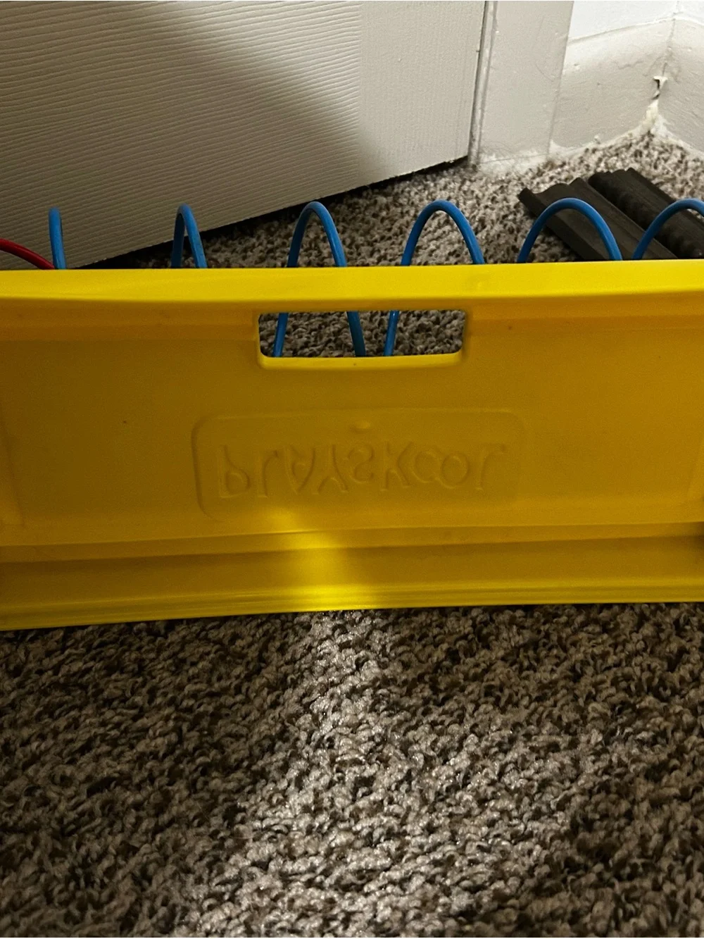 Vintage Yellow Bead Maze Activity Toy